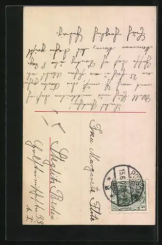 AK Kaiserin Auguste Victoria mit Prinz Joachim und Prinzessin Victoria Luise