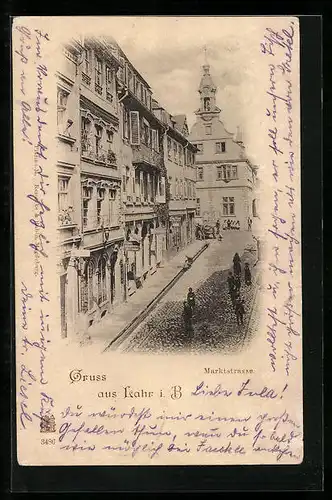 AK Lahr i. B., Ansicht Marktstrasse