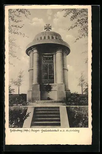 AK Gräfenberg /Obfr, Krieger-Gedächtnisbau a. d. Michelsberg