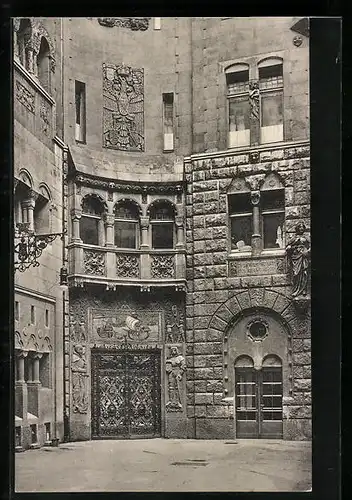 AK Berlin-Tiergarten, Portal im Frauenhof, Potsdamer Strasse 10 /13