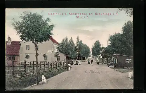 AK Braunlage / Harz, Gasthaus z. Königskrug