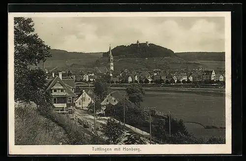 AK Tuttlingen, Gesamtansicht mit Honberg