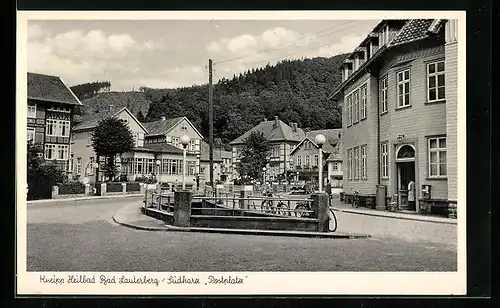 AK Bad Lauterberg / Südharz, Postplatz