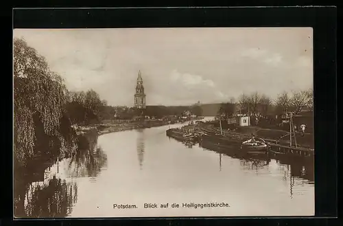 AK Potsdam, Blick auf die Heiligegeistkirche
