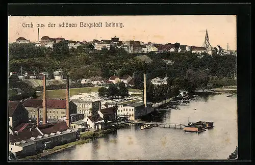 AK Leisnig, Stadtpanorama