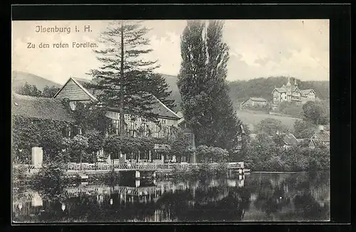 AK Ilsenburg i. H., Gasthaus Zu den roten Forellen