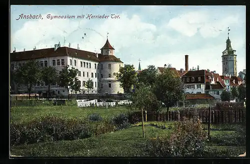 AK Ansbach, Gymnasium mit Herrieder Tor