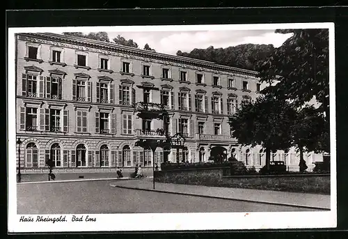 AK Bad Ems, Hotel Haus Rheingold