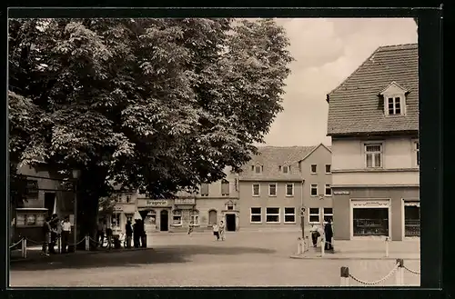 AK Hohenmölsen / Halle, Blick zum Marktplatz