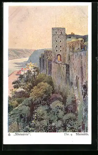 AK Burg Rheinfels, Gesamtansicht