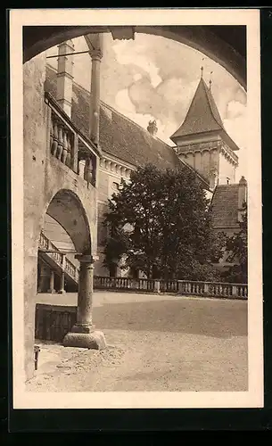 AK Rosenburg, Partie im Schlosshof