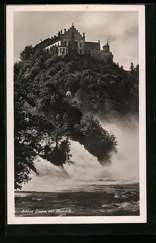AK Schloss Laufen und Rheinfall