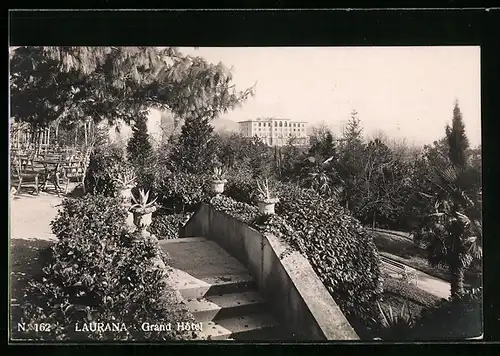 AK Laurana, Grünanlagen am Grand Hotel