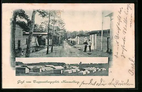 AK Hammelburg, Baracken und Zelte auf dem Truppenübungsplatz