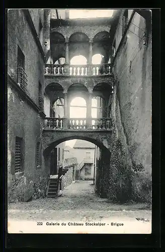 AK Brigue, Galerie du Chateau Stockalper