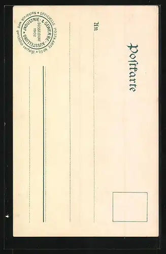 AK Düsseldorf, Ausstellung eines Nubischen Dorf 1902