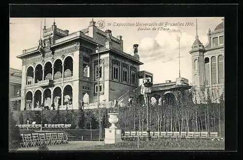 AK Bruxelles, Exposition Universelle 1910, Pavillon de l`Italie