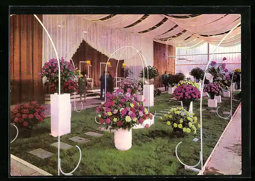 AK Erfurt, Internationale Gartenbauausstellung der DDR, 10 Jahre IGA 1961-1971, Blumensträusse