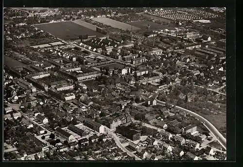 AK Hannover-Badenstedt, Teilansicht, Fliegeraufnahme