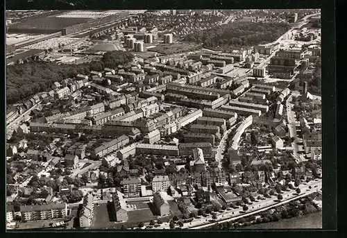 AK Hannover-Badenstedt, Teilansicht, Fliegeraufnahme