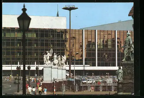 AK Berlin, Blick zum Palast der Republik