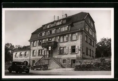 AK Unterdielbach i. Odenwald /Baden, Gasthof und Pension zur Wolfsschlucht