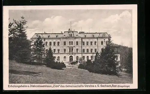AK Aue i. E., Erholungsheim und Diakonissenhaus Zion