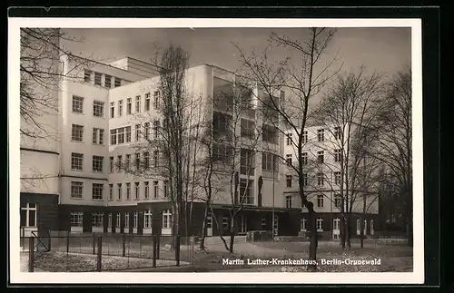 AK Berlin-Grunewald, Martin Luther-Krankenhaus, Caspar Theyss-Strasse 27-29