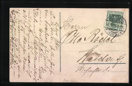 AK Auerbach /Vogtl., Turner-Riege Eichenkranz 1907