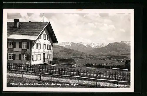 AK Bihlersdorf-Seifriedsberg i. bay. Allgäu, Pension zur Halde und Umland