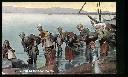 AK Groupe des sakas au bord du Nil