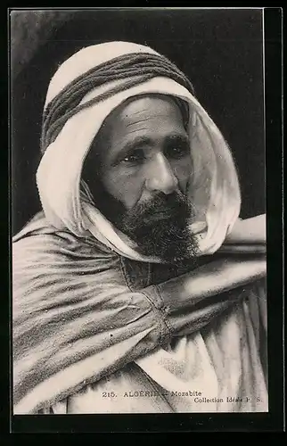 AK Algérie, Mozabite, arabische Volkstypen