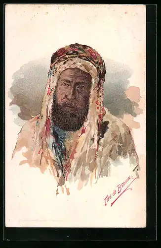 AK Type de Beduin, arabische Volkstypen