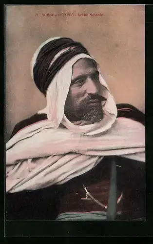 AK Scènes et Types, Arabe Notable, arabische Volkstypen
