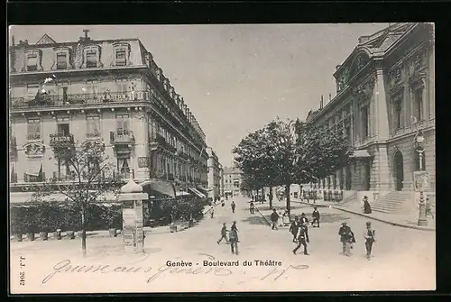 AK Genève, Boulevard du Theatre