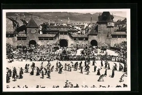 AK Vevey, Fete des Vignerons 1927