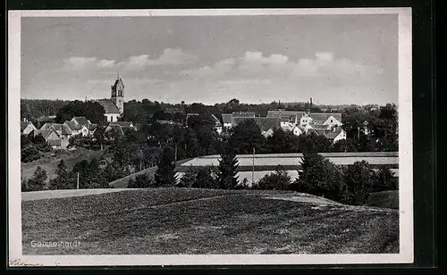 AK Geisselhardt, Ortsansicht aus der Vogelschau