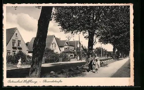 AK Haffkrug, Gebäude an der Strandstrasse