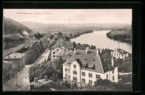 AK Waldshut, Partie mit Rhein