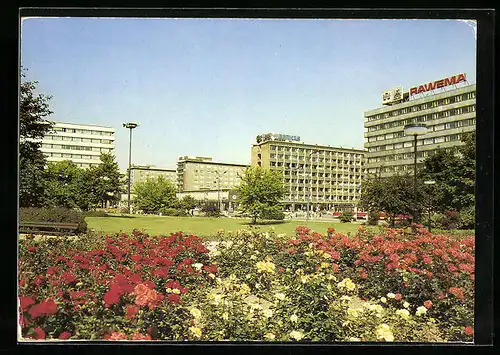 AK Karl-Marx-Stadt, Gebäude an der Strasse der Nationen