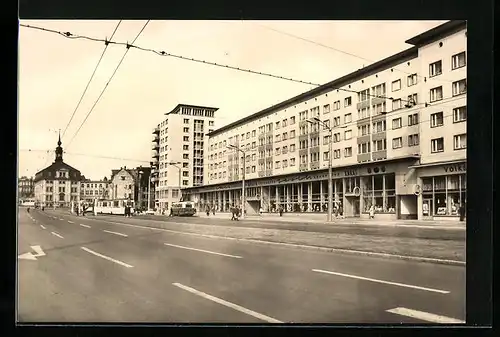 AK Gera, Partie in der Strasse der Republik