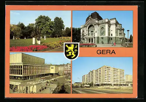 AK Gera, Haus der Kultur, Theater, Dr. Rudolf-Breitscheid-Strasse