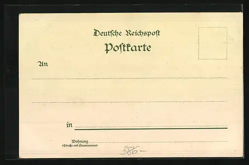 Lithographie Goslar a. H., Teilansicht, Kaiserhaus, Domcapelle