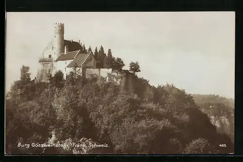 AK Gössweinstein / Fränk. Schweiz, Burg Gössweinstein