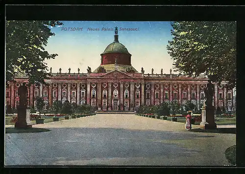 AK Potsdam, Sanssouci, Neues Palais
