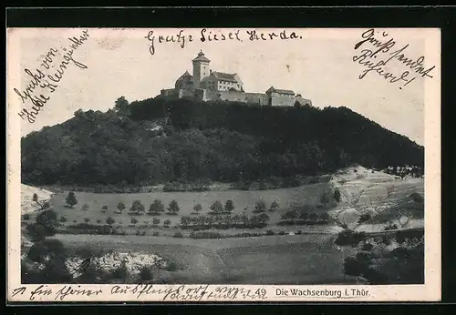 AK Wachsenburg / Thür., Burg Wachsenburg