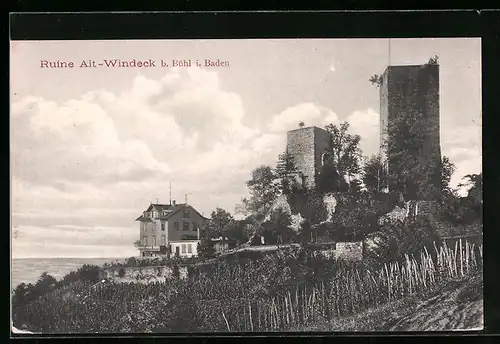 AK Bühl i. Baden, Ruine Alt-Windeck