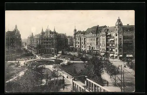 AK Berlin-Schöneberg, Blick auf den Viktoria-Luise-Platz