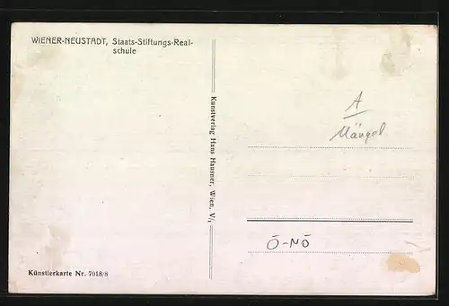AK Wiener Neustadt, Staats-Stiftungs-Realschule