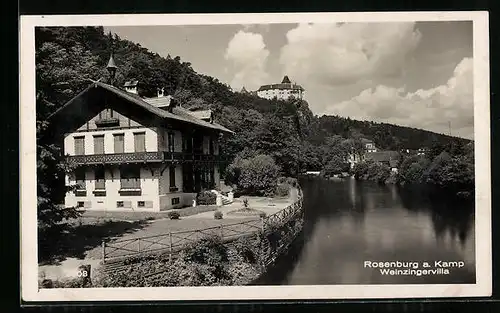 AK Rosenburg a. Kamp, Weinzingervilla